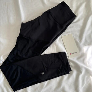 🆕🖤 Lululemon Wunder Train Mesh HR Tight 25” - Black